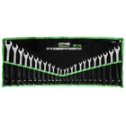 Grip 24 pc Raised Panel Combination Wrench Set MM/SAE - 12 point - Metric 7mm...