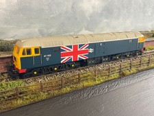 DCC Fitted Lima L205210 Class 47 164 BR Blue "Union Jack" - Good runner
