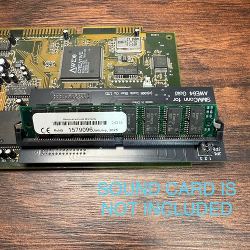 SIMMCONN Memory Expansion For Sound Blaster AWE64 Gold & 32MB Memory Module - Picture 7 of 11