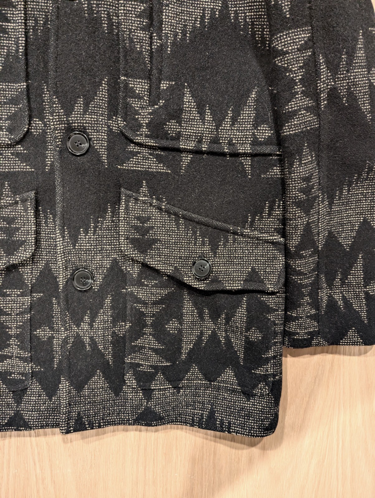 Pendleton Portland Collection Small Black Chimayo… - image 7