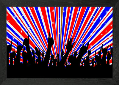 Audience Reaction Framed Wall Art Poster Canvas Print Picture