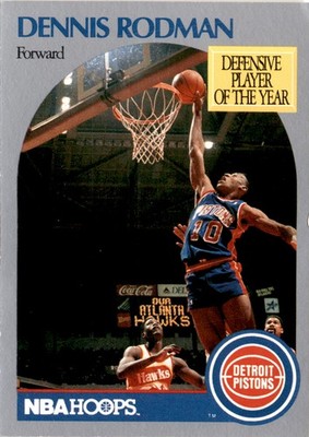 1990 Hoops Team Night Detroit Pistons #NNO Dennis Rodman