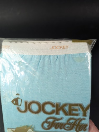 Vintage Jockey For Her Damen Slip Unterwäsche Höschen Neu in Verpackung Blau Größe 7 70er 80er - Bild 4 von 10