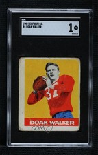 1948 Leaf Doak Walker #4 SGC 1 HOF 07qw