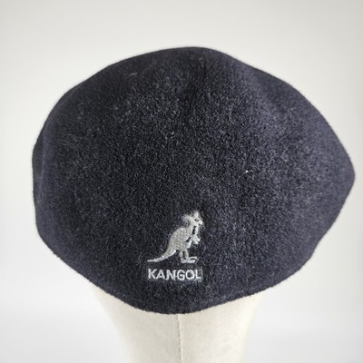 Kangol Hat Cap Men s Large Blue Wool 504 Flat Newsboy Beret Driver Cabbie Hat