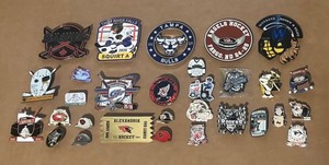 2026 FARGO SQUIRT COLLECTED 30 HOCKEY PINS LOT #J