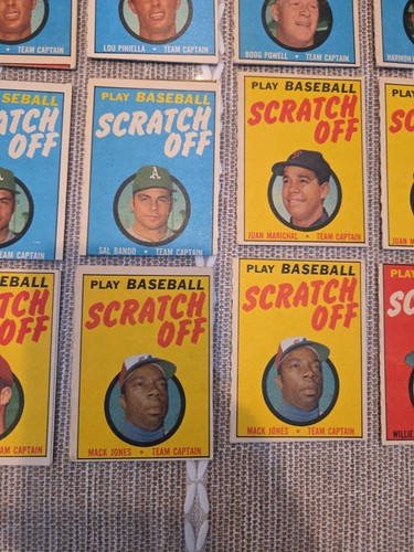 (30 count) 1970 Topps Scratch Off's Set Mid-Grade Not-Scratched See Photos - Picture 23 of 24