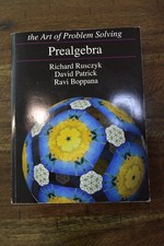 Prealgebra Rusczyk, Patrick, Boppana