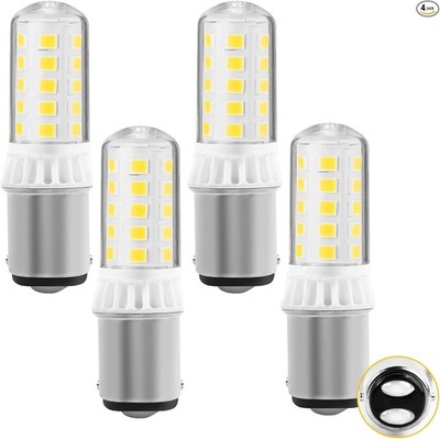 4PACK 12V - 1076 LED Bulb for Marine Navigation  Size: 4 PACKColor: Cool White