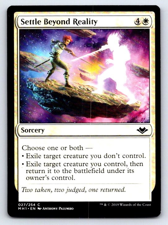 Settle Beyond Reality 27 Common Modern Horizons Magic: The Gathering LP