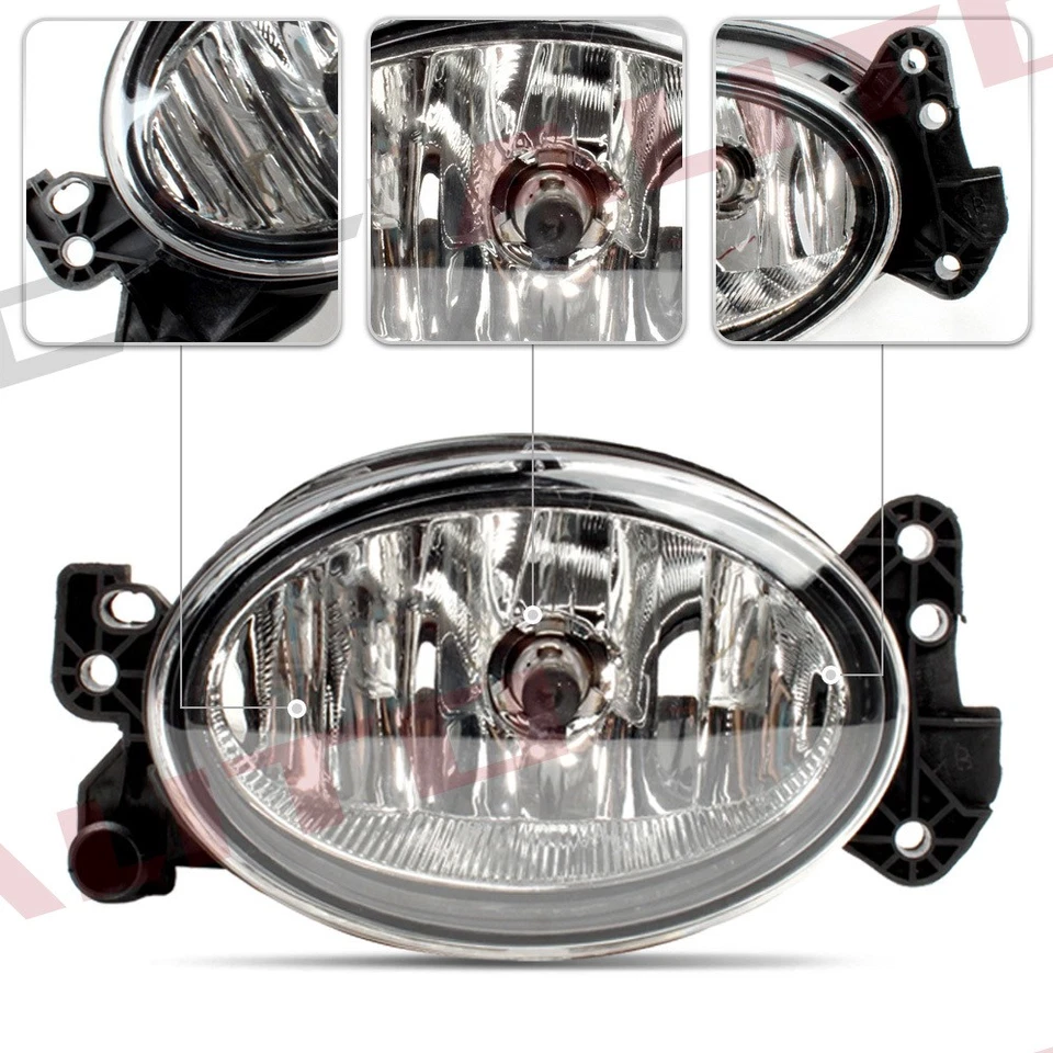 Par de faros antiniebla para Mercedes Benz W164 ML320 ML350 ML500 2006 2007 2008 2009 Foto 2 de 4