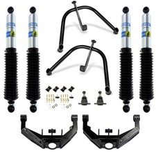 Cognito Dual Shock Hoop Kit Kryptonite Arm Bilstein Shock 03-09 Hummer H2 Suts