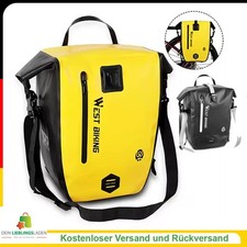 Fahrrad Gepäcktasche 25L wasserdicht doppels...