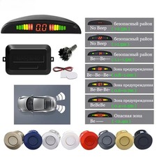 Car LED Parking Sensor Kit Backlight Display Reverse Backup Radar Monitor System
