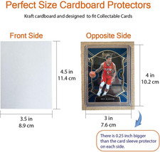 200 Packs 3.5X4.5 Inch Corrugated Cardboard Sheets, Premium White Corrugated ...