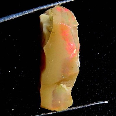 Handmade Ethiopian Opal Roh 14,70 ct Multi Flash Rough 13x25x9 mm NEU