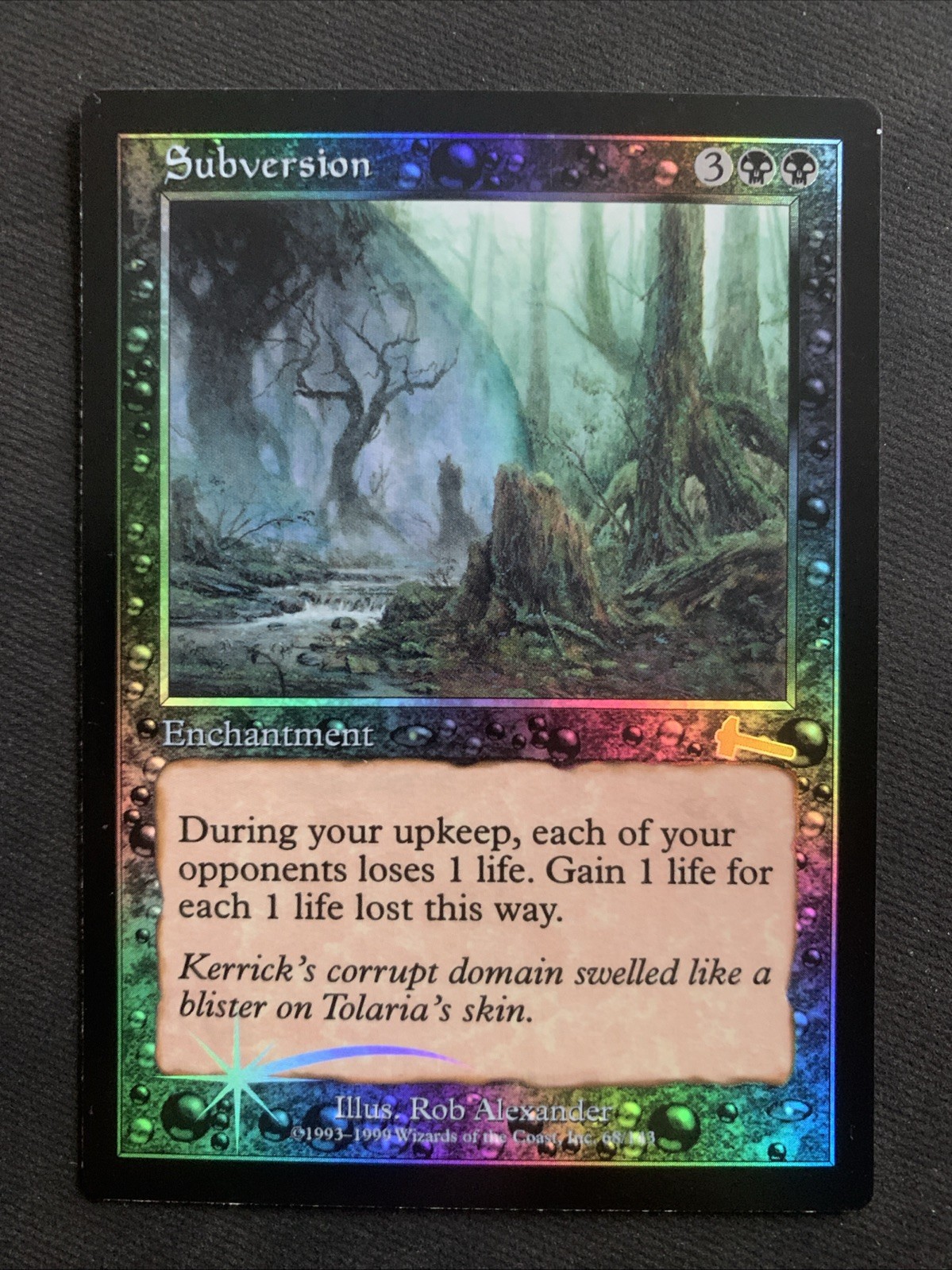 Magic The Gathering Subversion Urza's Legacy Foil