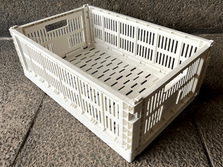 £35 HAY large colour crate box storage unit folding Scandi Japandi 53 x 35 x 19