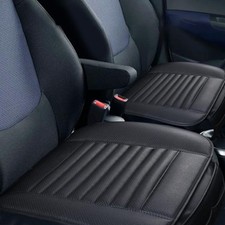 2x Auto Sitzauflage Sitzbezüge Sitzkissen Sitzmatte Matte PU Leder Universal-