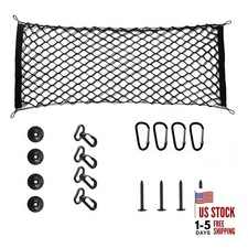 Truck Bed Cargo Net Elastic Trunk Stretchable Tailgate Nets 51 X 17.7 Inches