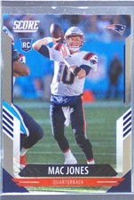 2021 Chronicles Mac Jones RC #405 Patriots Score Update Rookies Silver