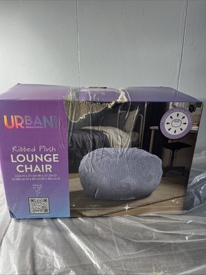 Ribbed Compressed Foam Lounge Chair by Urban Shop