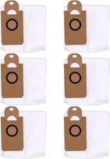 6 Pack Dust Bags for Ihome Autovac Nova Self Empty Robot Vacuum Replacement Acce