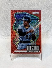 2022 Panini Prizm Baseball Old School Red Mojo /149 Rod Carew Insert Variant MLB