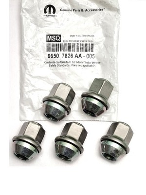 5x Mopar Radmutter Rad Mutter für Chrysler 300C 05-10 / Dodge Charger 06-10