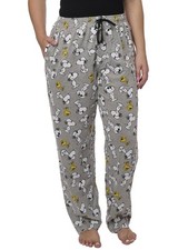 Peanuts Women's Snoopy Pajama Pants Woodstock Lounge Wear Comfortable Soft