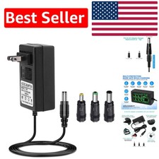 AC DC Charger with 8 Adaptors for Theragun Mini Other Electronic Devices