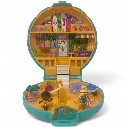2 Polly Pocket Bluebird 1989 – Beach Party Complet – Lot Miniature Collection