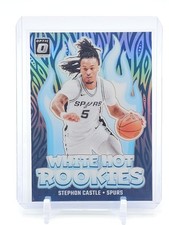 STEPHON CASTLE 2024-25 DONRUSS OPTIC WHITE HOT ROOKIES PURPLE ROOKIE #6 Q5722
