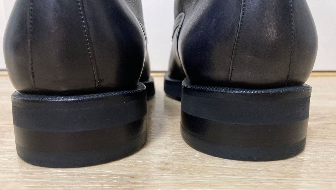 Berluti Leather Boots Unused Black Patina Rare Work Boot Style image 10
