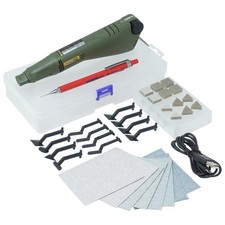 PROXXON 26580-P Levigatrice a penna kit modello in plastica con file quadrato 0,5 mm grana #600