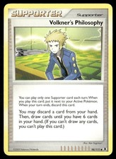 Volkner's Philosophy 98/111 Uncommon Rising Rivals Pokemon Moderately Played