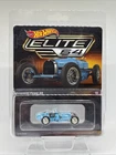 Hot Wheels Elite 64 #10 Bugatti Type 59 Blue 1:64 Diecast Real Riders HNJ62