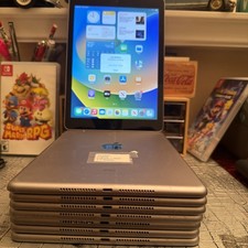 Lot 8 Apple iPad 5th Gen128GB A1823 Cellular Wi-Fi 9.7" - Good working Unlocked