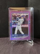 2020 Donruss Holo Purple Variations #84 Cody Bellinger