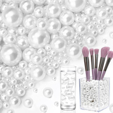 2300PCS No Hole Pearl Beads for Vases Filler, Floating Pearls for Centerpieces V
