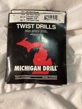 Michigan Drill 1/8 Threaded Shank Adapter Drills, short series (pkg.of 12)