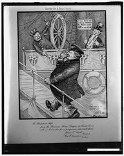 Photo:William H. Taft Political Cartoon Taking on a New Pilot