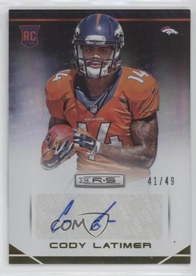 2014 Panini Rookies & Stars 41/49 Cody Latimer #121 Auto RC 0q3