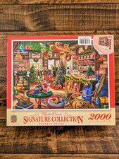 MasterPieces Signature Collection 2000 Pc Puzzle "Festive Finds" 39x27 Complete