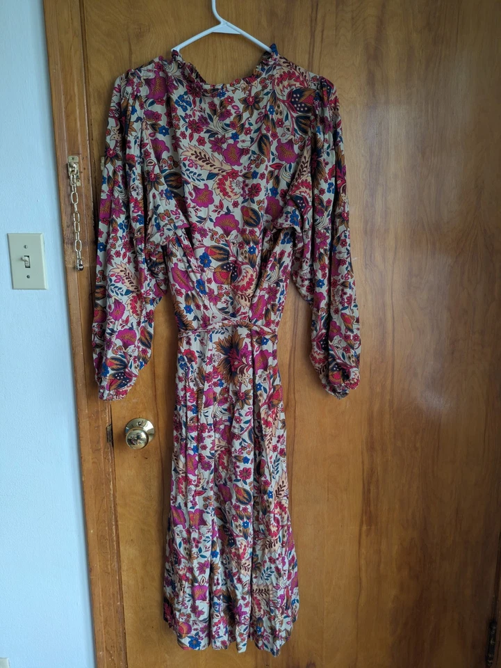 Vestido estilo pradera St. John's Bay Cottage Core, talla XL - diseño floral Foto 4 de 4