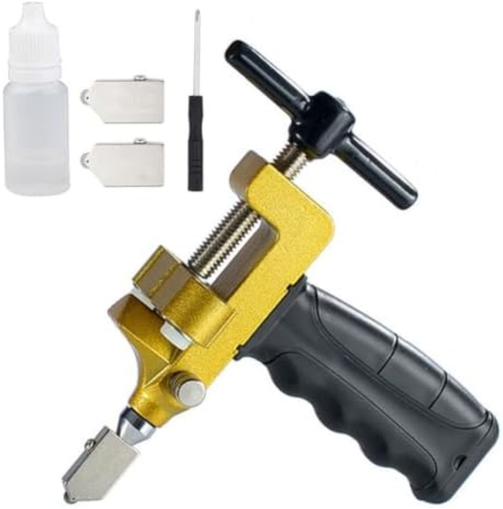 Tagliapiastrelle in Vetro 2 in 1 Conveniente - Kit Completo Fai da Te