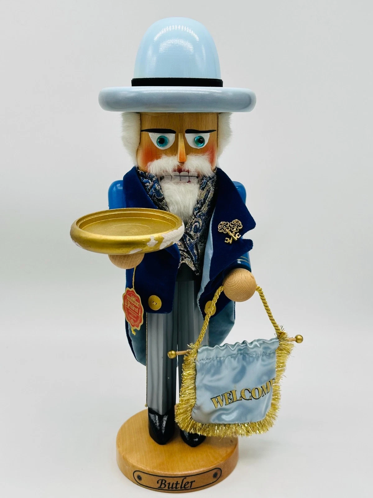 Steinbach Nutcracker S1686 Butler 16" Hang Tag, No Box