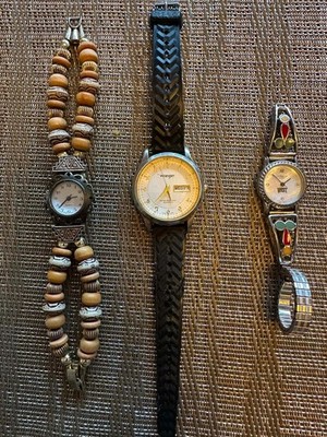 Lot of 3 Wristwatches Wrangler L.A. Express & unbranded