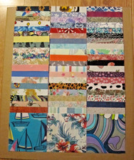 Lot Of 120 5" X 5" Fabric Squares, For Quilting/Crafts "All Different"