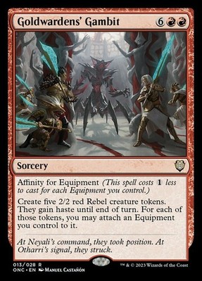 Goldwardens' Gambit Light Play, English Magic the Gathering MTG Commander: Phyre